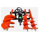 2026 Ray Tree Skid Mount Auger with 3 Size Augers
