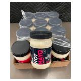 Case of 12 Not Mayo Original Plant-Based Spread, 15oz Jars (Best by Nov 2024)
