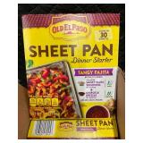 Old El Paso Sheet Pan Dinner Starter Tangy Fajita 10-Pack 3.9oz (110g) - 7/25/2024