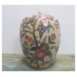 Vintage Oriental Ginger Jar w/Lid