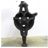 Antique Iron Industrial Pulley