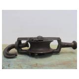 Antique Iron Industrial Pulley