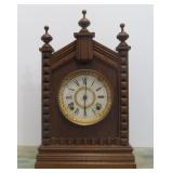 Nice Working Antique Ansonia Mantel Clock w/Pendulum & Key