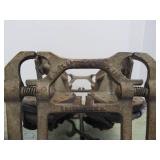 Antique Leather Ice Skates w/Drying Rack