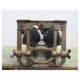 Antique Leather Ice Skates w/Drying Rack
