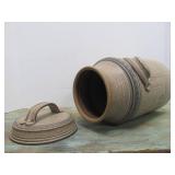 Vintage Signed Studio Art Pottery Milk & Cookies Cookie Jar by Richard Lien