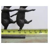 Cast Iron 'Dancing Pig' Sculpture