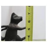 Cast Iron 'Dancing Pig' Sculpture