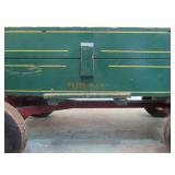 Nice Vintage Green Wooden Wagon