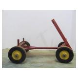 Nice Vintage Green Wooden Wagon