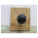 Old Vintage Woodlake, Minn Stamp w/Handle