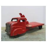 Nice Lot of 2 Large Vintage 1950's Pressed Steel Trucks