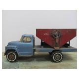 Nice Lot of 2 Large Vintage 1950's Pressed Steel Trucks