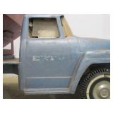 Nice Lot of 2 Large Vintage 1950's Pressed Steel Trucks
