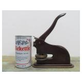 Old Vintage Seal Stamper Machine - Otto C Holt Coffee Company