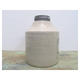 Antique Red Wing Stoneware Mason Fruit Jar w/Lid (Hairline)