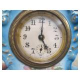 Lovely Antique Gilbert Ceramic Mantel Clock