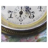 Lovely Antique Gilbert Ceramic Mantel Clock