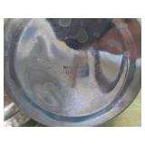 Mid Century Italian Hammered Aluminum Ice Bucket