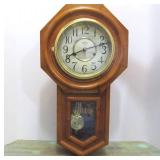 Working D&A Regulator Wall Clock w/Pendulum & Key