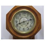 Working D&A Regulator Wall Clock w/Pendulum & Key