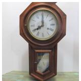 Working Regulator Wall Clock w/Pendulum