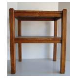 Very Cute Antique Oak Small Shelf Table