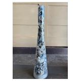 Large Glass Vase Full of Seashells