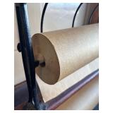Very Cool Large Antique Industrial Triple Paper Roller