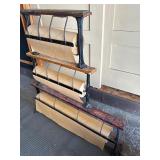 Very Cool Large Antique Industrial Triple Paper Roller