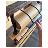 Very Cool Large Antique Industrial Triple Paper Roller
