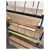 Very Cool Large Antique Industrial Triple Paper Roller