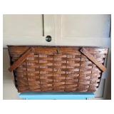 Nice Quality Large Vintage SHELTON Basket w/Interior Basket