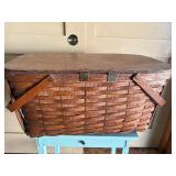 Nice Quality Large Vintage SHELTON Basket w/Interior Basket