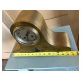 Beautiful Antique Quekel & Simons Solid Brass Mantel Clock