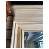 Quality Large Vintage Wood Hall Mirror