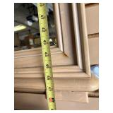 Quality Large Vintage Wood Hall Mirror