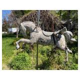 Orig Antique Wooden Carousel Horse - AS IS