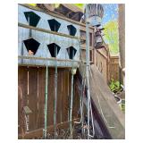 Lot of 5 Antique Copper Lightning Rods