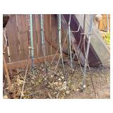 Lot of 5 Antique Copper Lightning Rods