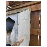 Great Looking Old Vintage Galvanized Metal Chicken House