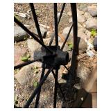 Antique Iron Wagon Wheel - 44'