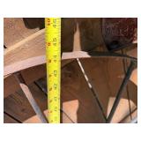 Antique Iron Wagon Wheel - 44'