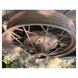 3 Early Wheels - One Industrial & 2 Truck Wheels
