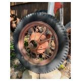 Lot of 4 Antique Truck Tires