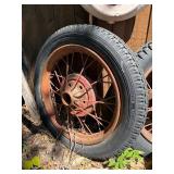 Lot of 4 Antique Truck Tires