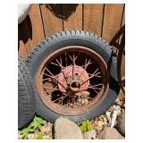 Lot of 4 Antique Truck Tires