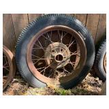 Lot of 4 Antique Truck Tires