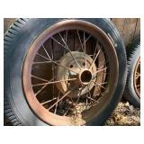 Lot of 4 Antique Truck Tires