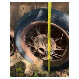 Lot of 4 Antique Truck Tires